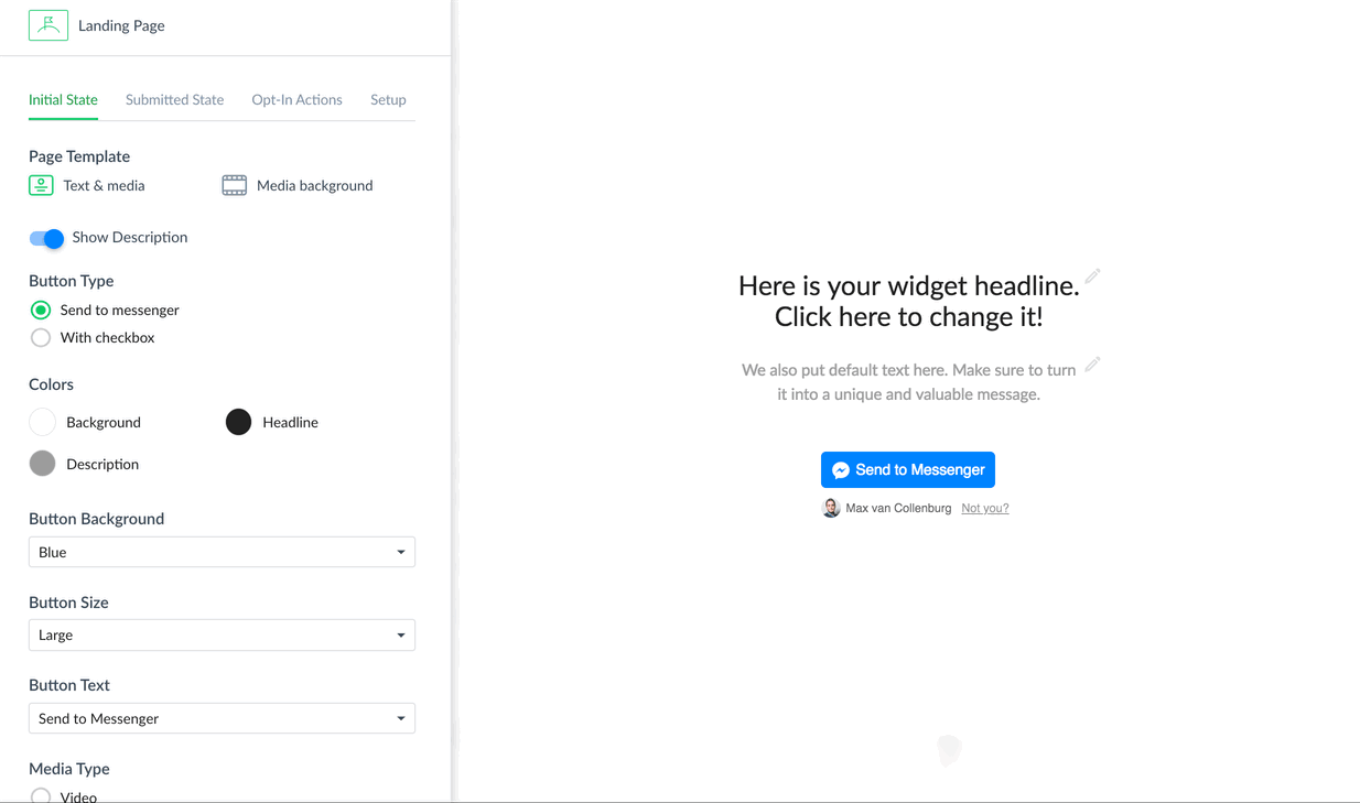 Growth Tool: Landing Page