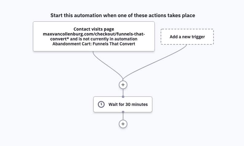 add 30 minute wait to automation