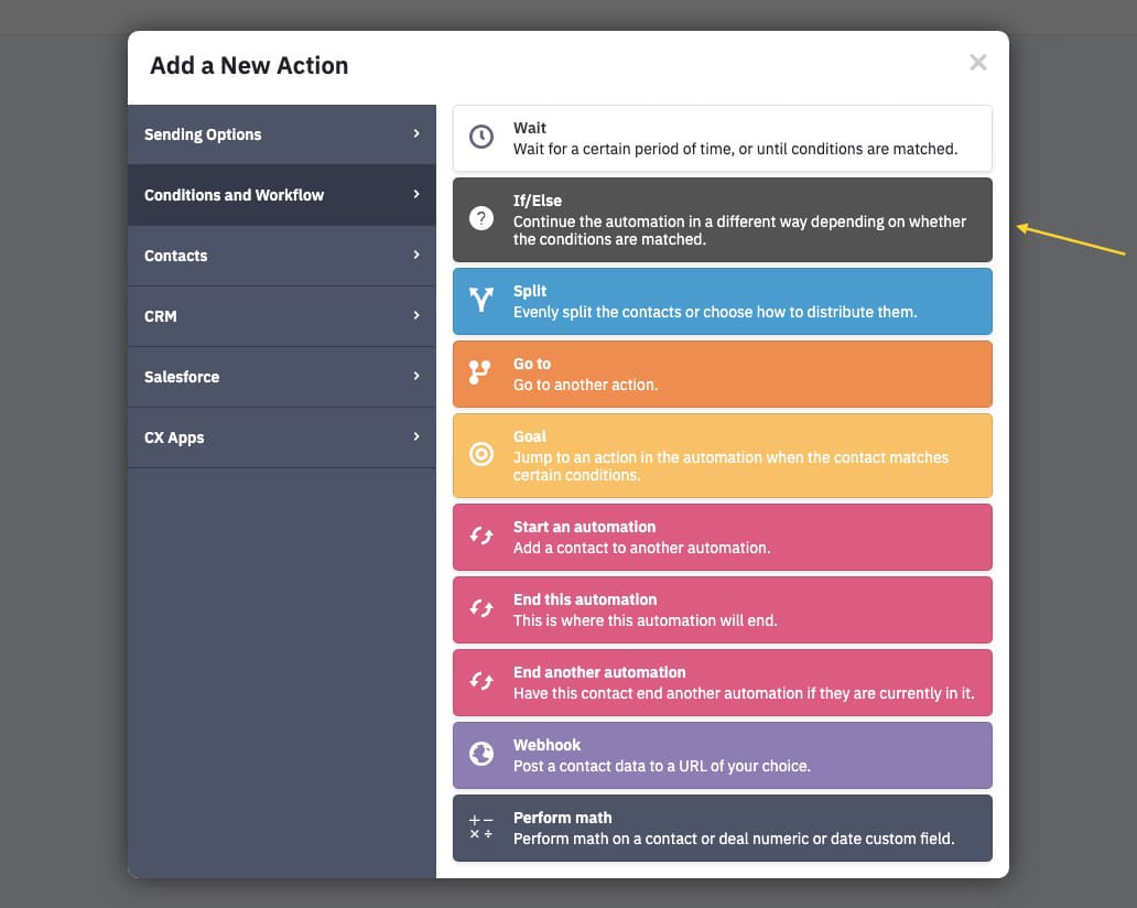 add ifelse to automation