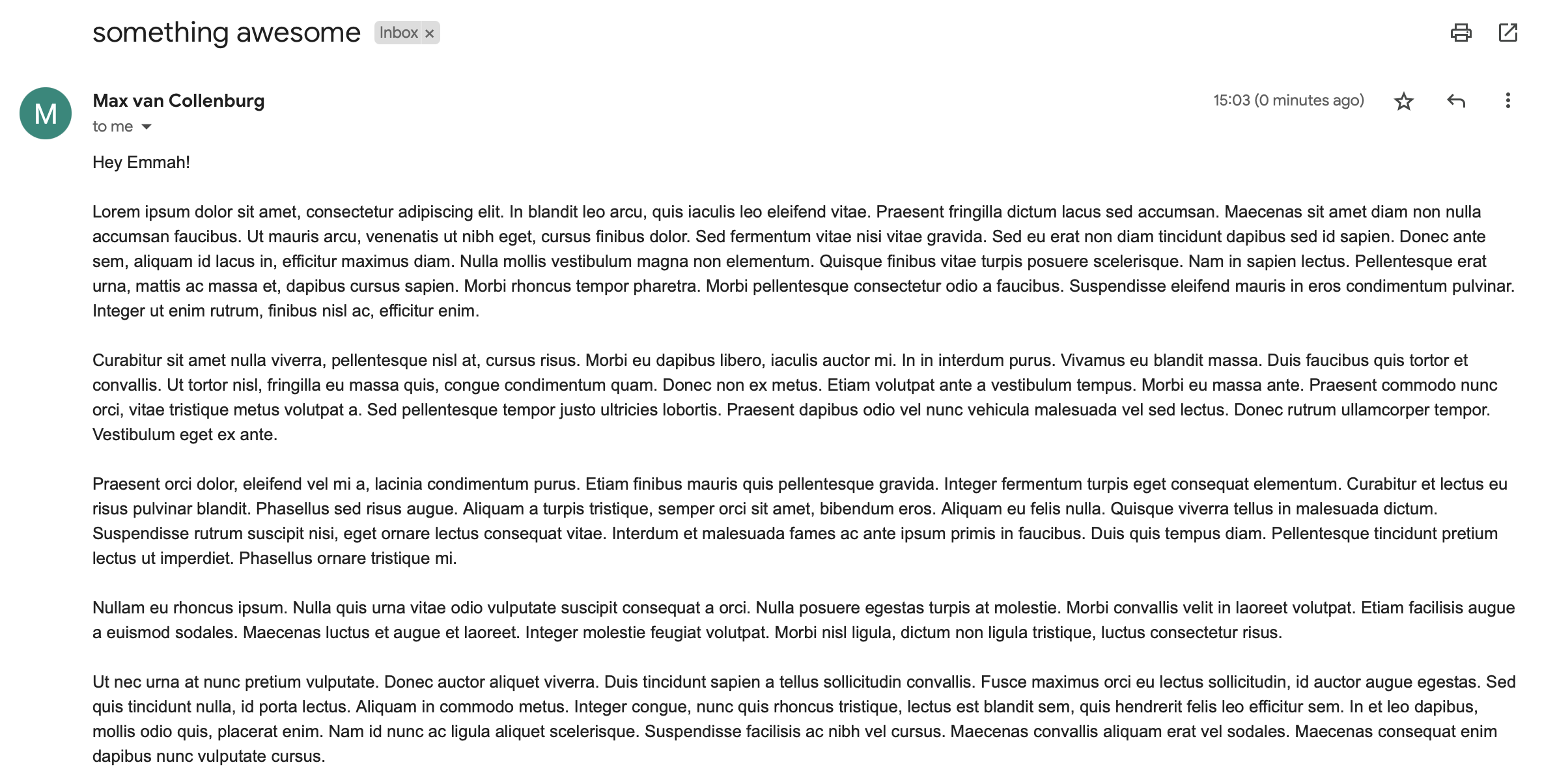 boring wall of text email with lorem ipsum text do demonstrate how hard it is to read something like that